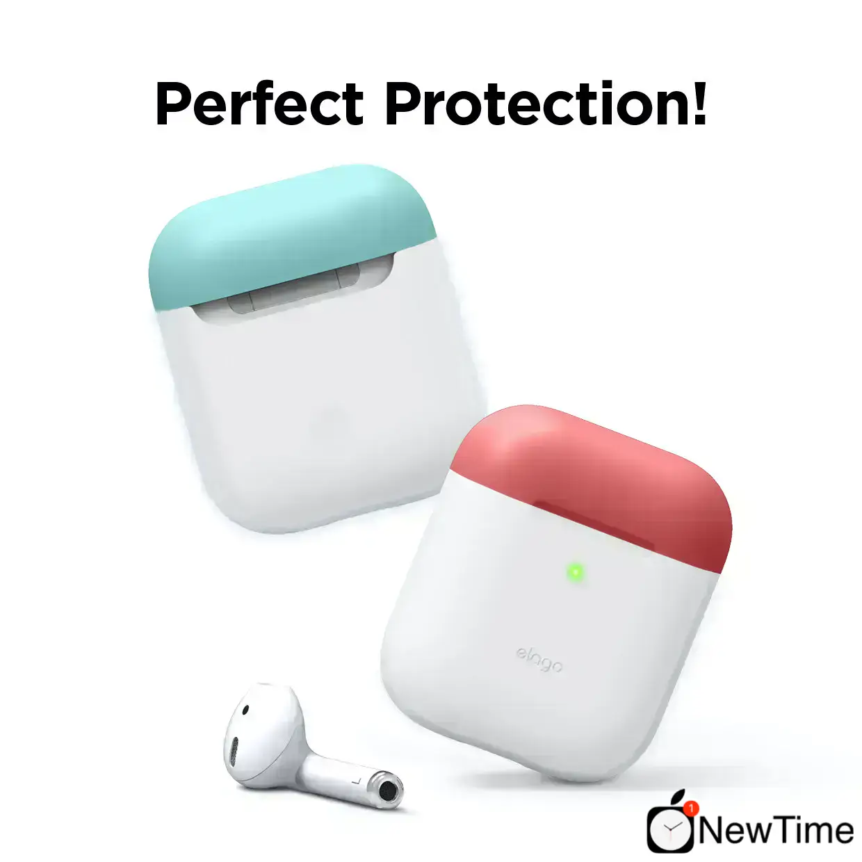Elago Duo Case Nightglow Blue / Italian Rose / Coral Blue for Airpods (EAPDO-LUBL-IROCBL)